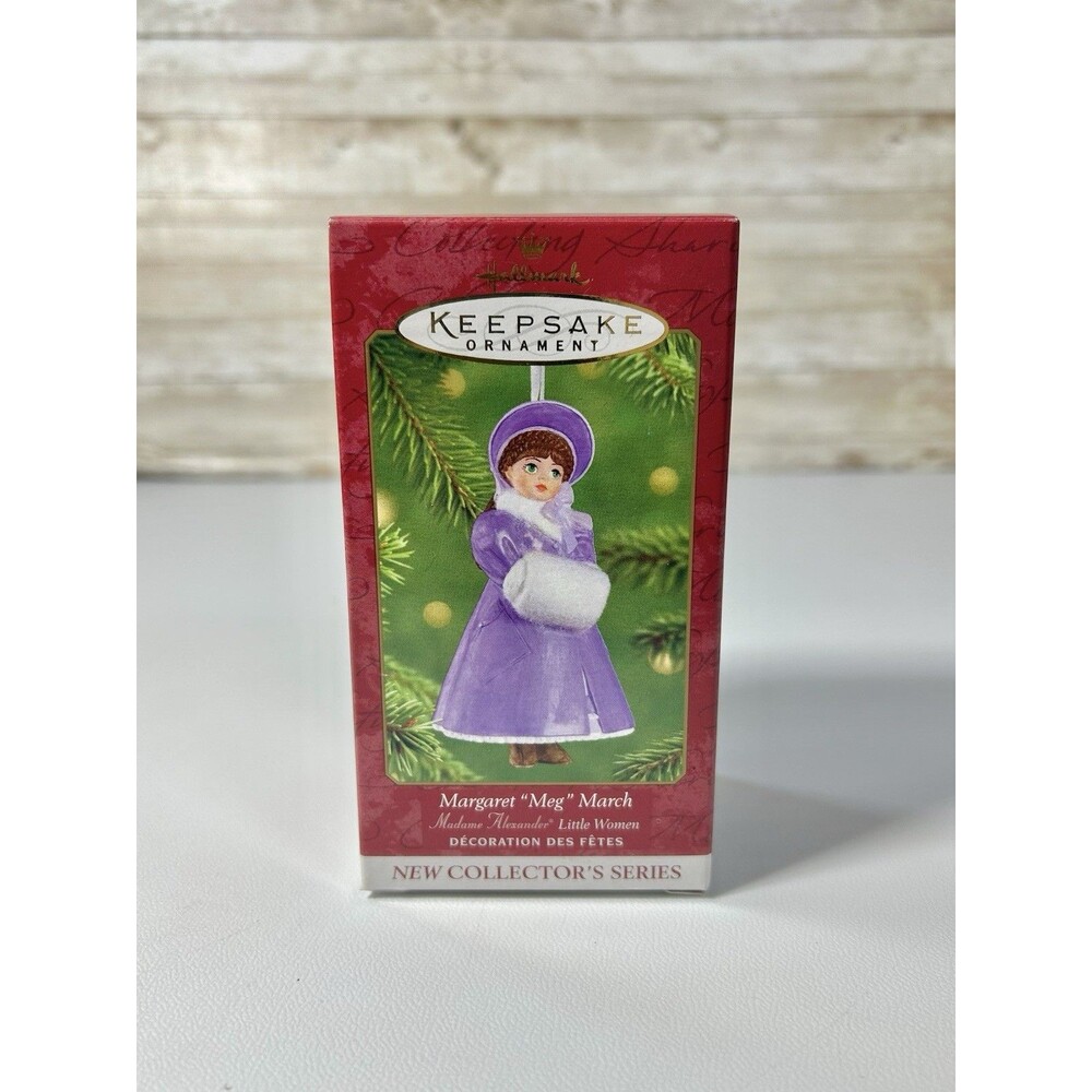 Hallmark Keepsake 2001 Ornament Madame Alexander Little Women Margaret Meg March